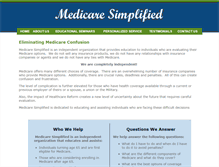 Tablet Screenshot of medicaresimplified.org